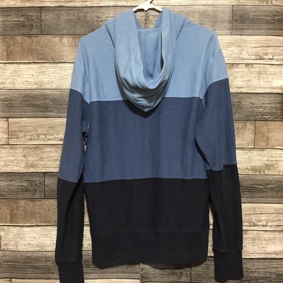 Champion Todd Snyder Color Block Hoodie Men’s S Blue Pullover (No Drawstring) - Picture 5 of 10